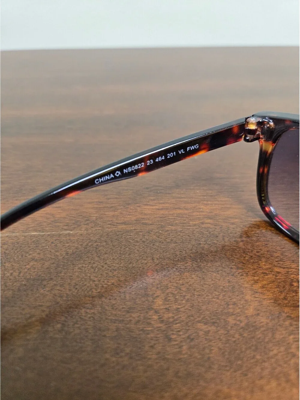 West Loop NS0822 Tortoise Shell Square Sunglasses Brown Gradient Lenses